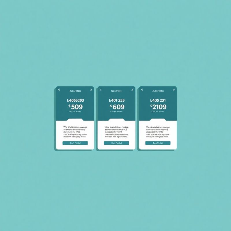 Trije paketi cenika Dober Delavnica na teal-modernem ozadju